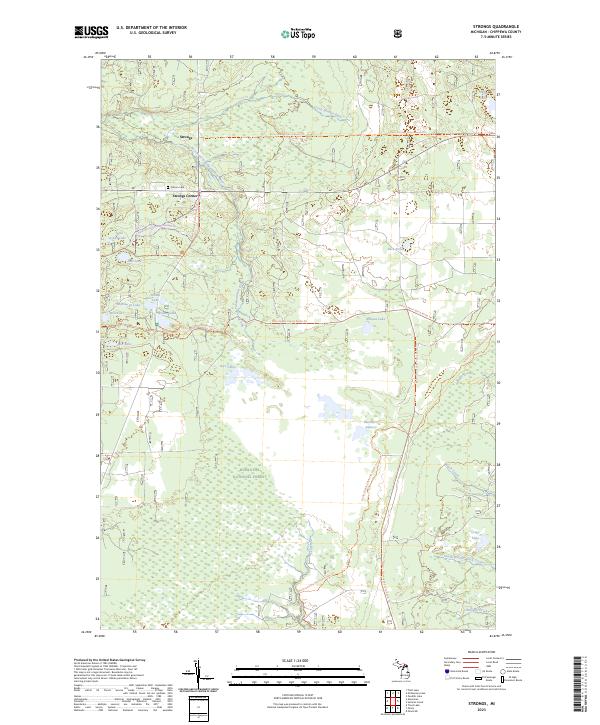 Strongs topographic map thumbnail
