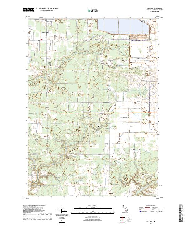 Sullivan topographic map thumbnail