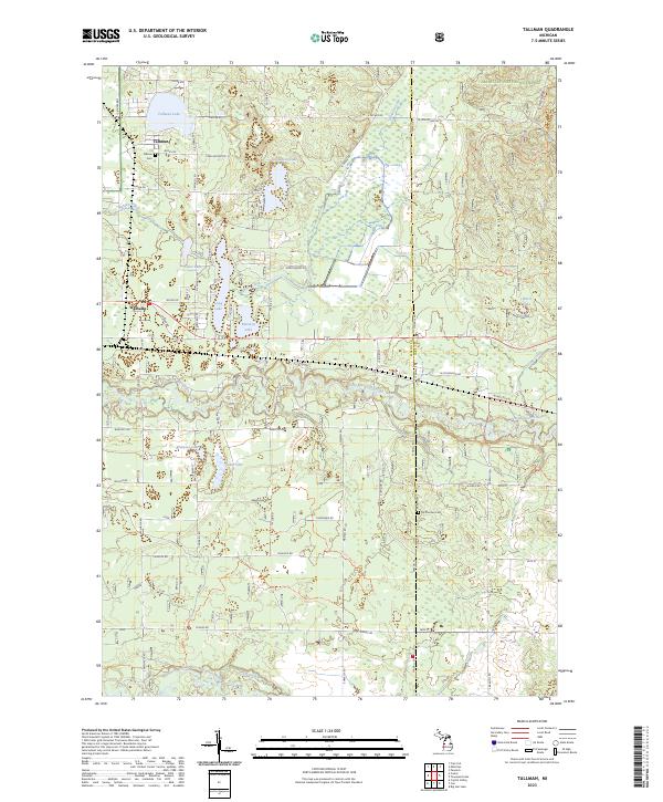 Tallman 2023 topographic map thumbnail