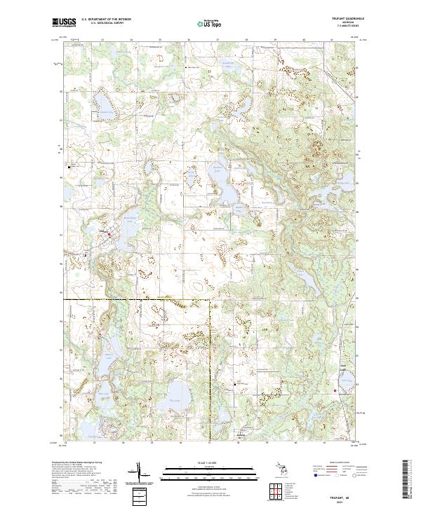 Trufant 2023 topographic map thumbnail