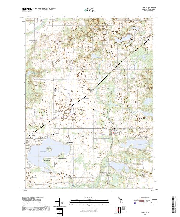 Vandalia topographic map thumbnail
