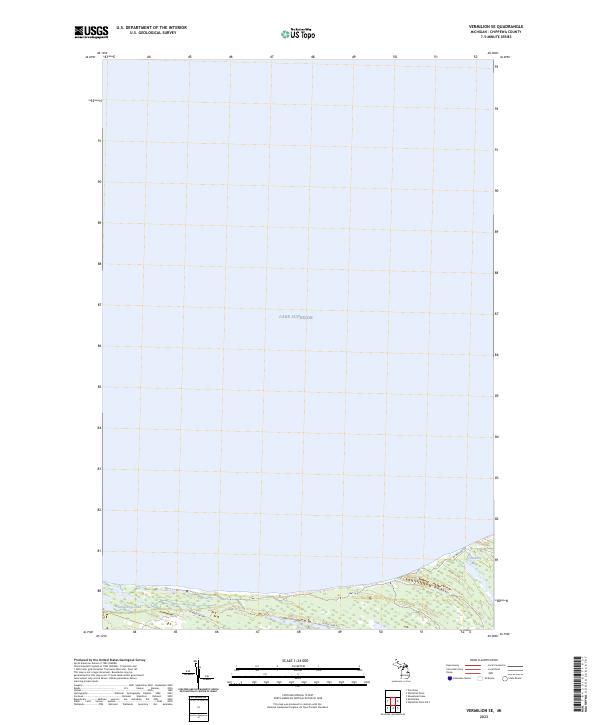 Vermilion SE topographic map thumbnail
