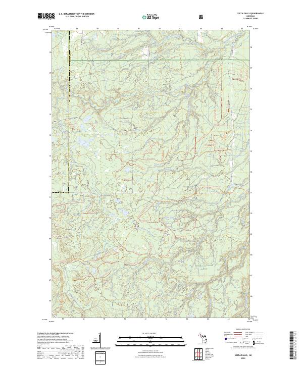 Vista Falls 2023 topographic map thumbnail