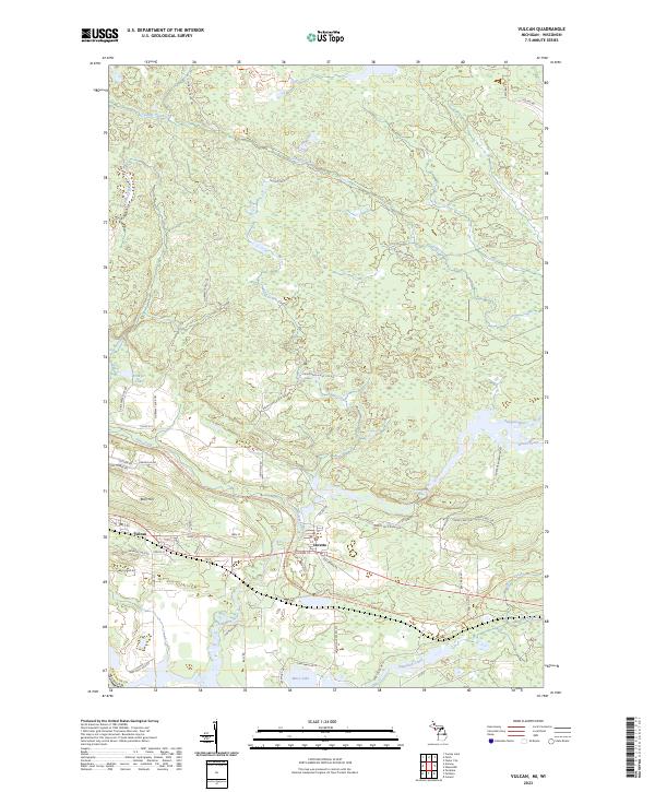 Vulcan topographic map thumbnail
