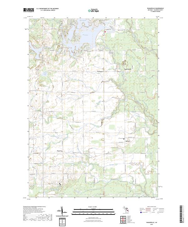 Wagarville 2023 topographic map thumbnail