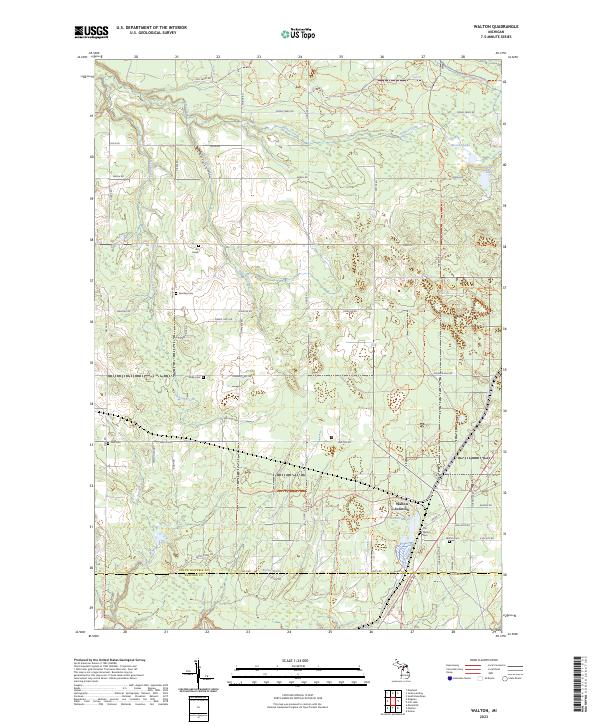 Walton topographic map thumbnail