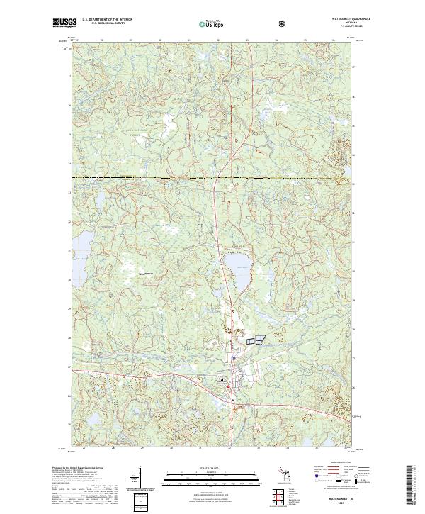 Watersmeet topographic map thumbnail