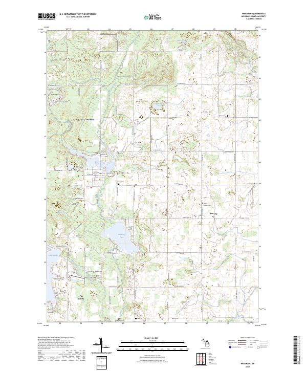 Weidman topographic map thumbnail