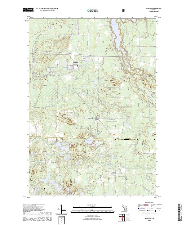 Wellston 2023 topographic map thumbnail