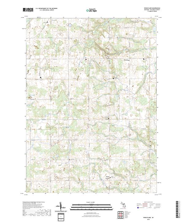Wheatland 2023 topographic map thumbnail