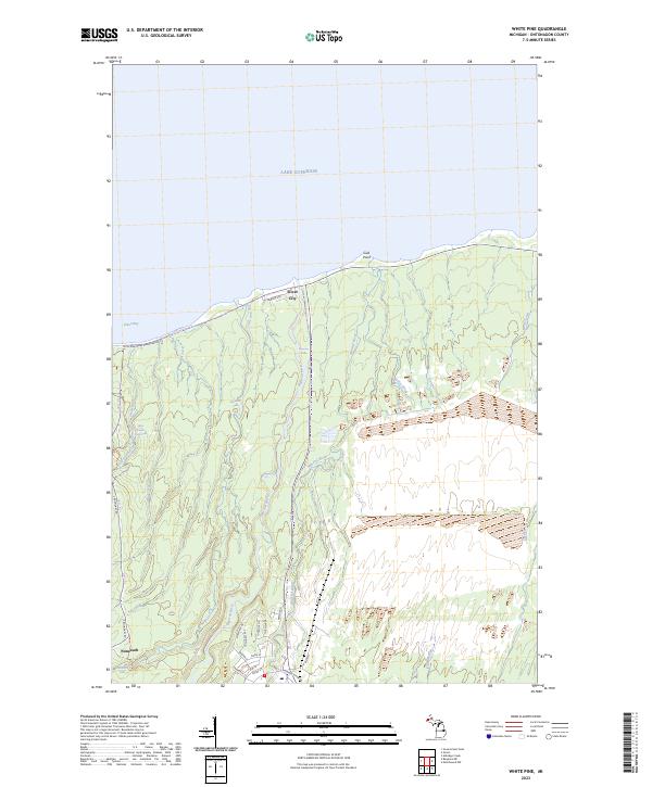 White Pine 2023 topographic map thumbnail
