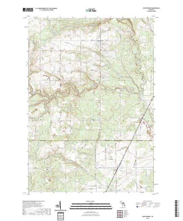 Whittemore 2023 topographic map thumbnail