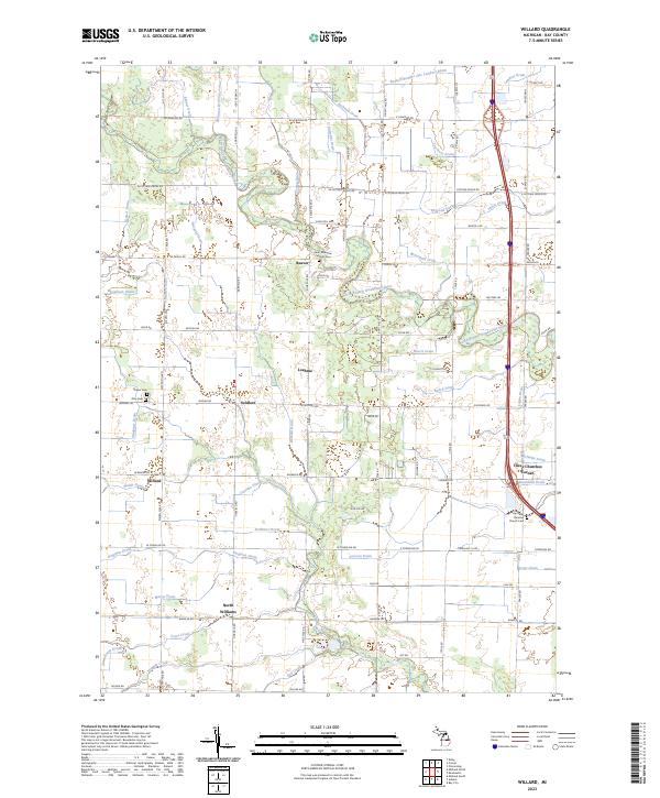 Willard topographic map thumbnail