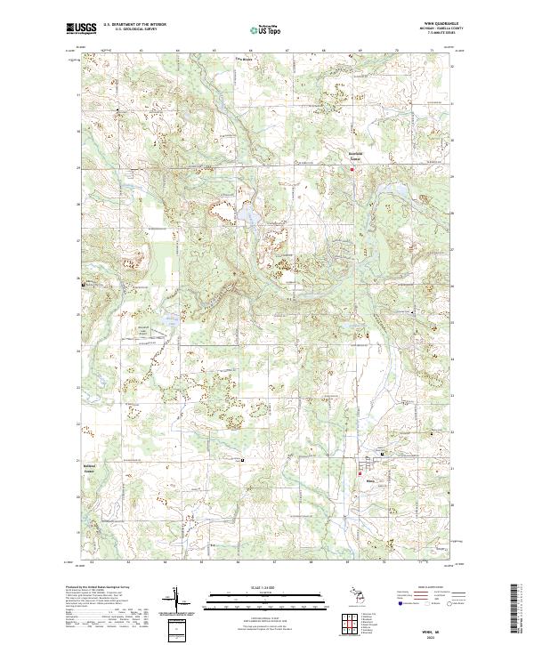 Winn topographic map thumbnail