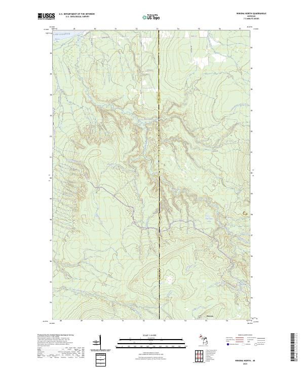 Winona North topographic map thumbnail