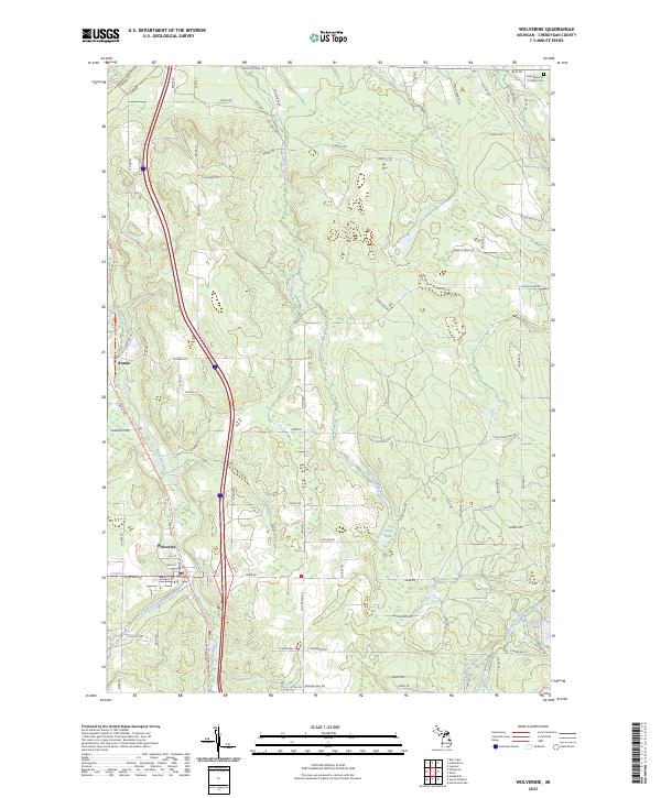 Wolverine topographic map thumbnail