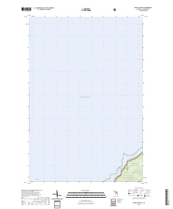 Wood Island SE topographic map thumbnail