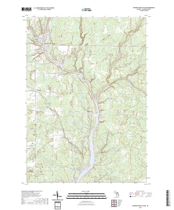 Wooden Shoe Village topographic map thumbnail