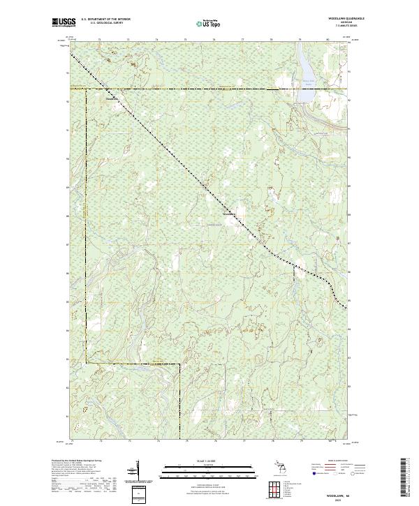 Woodlawn topographic map thumbnail