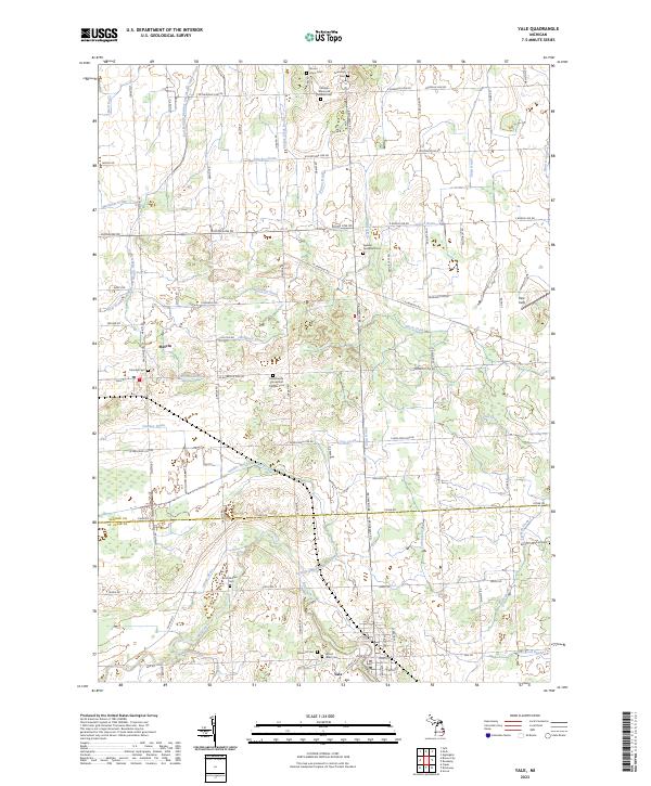 Yale topographic map thumbnail