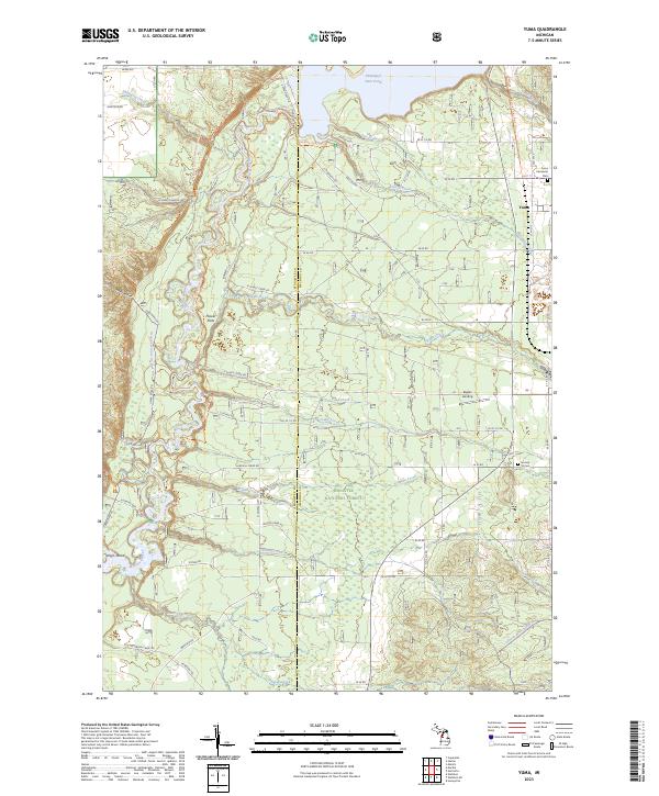 Yuma topographic map thumbnail