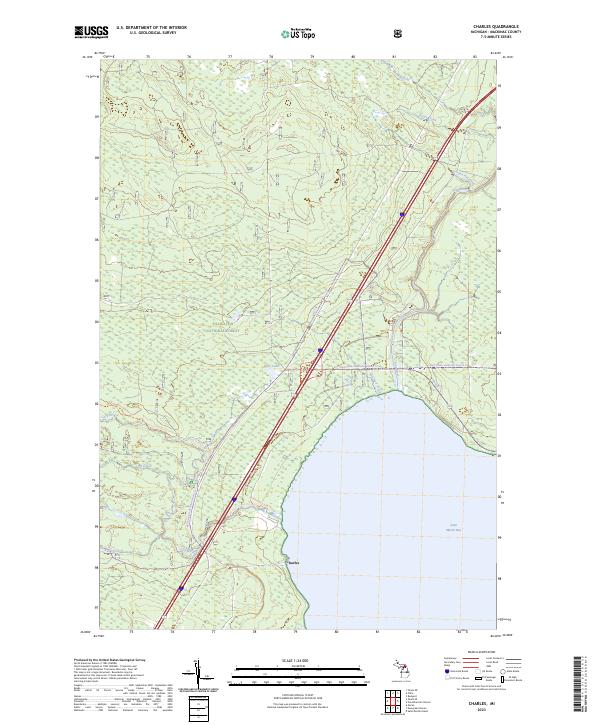Charles topographic map thumbnail