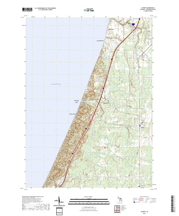Covert topographic map thumbnail