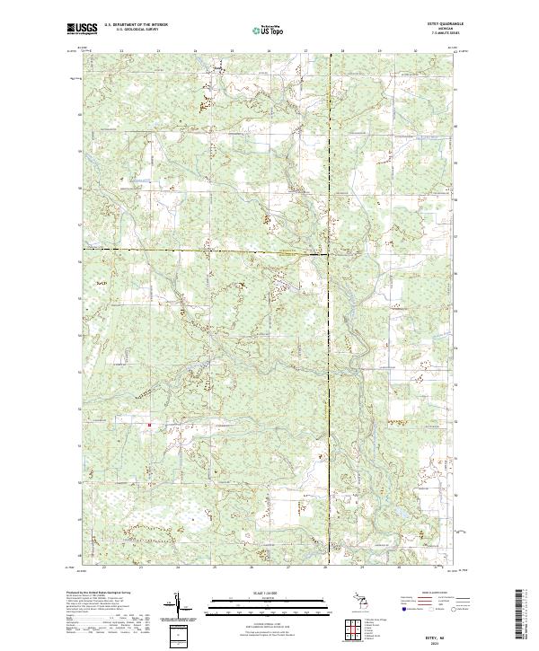 Estey topographic map thumbnail