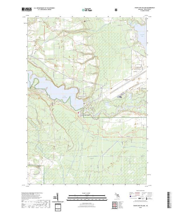 Foote Site Village topographic map thumbnail