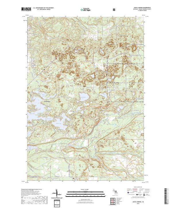 Jacks Landing topographic map thumbnail