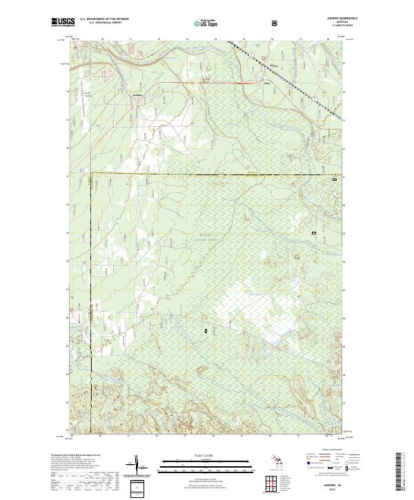 Juniper topographic map thumbnail