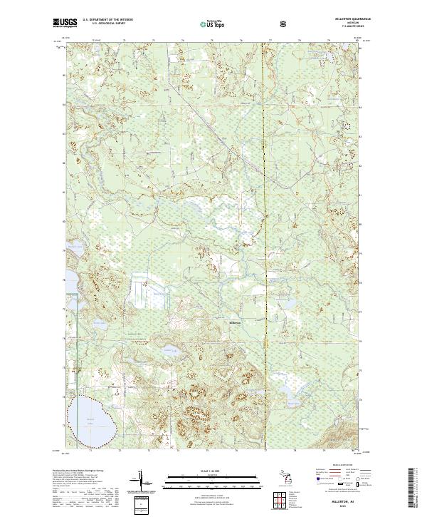 Millerton topographic map thumbnail