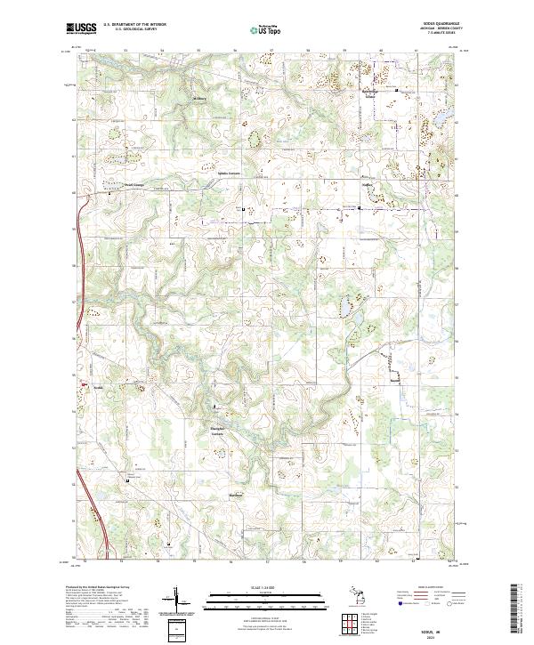 Sodus topographic map thumbnail