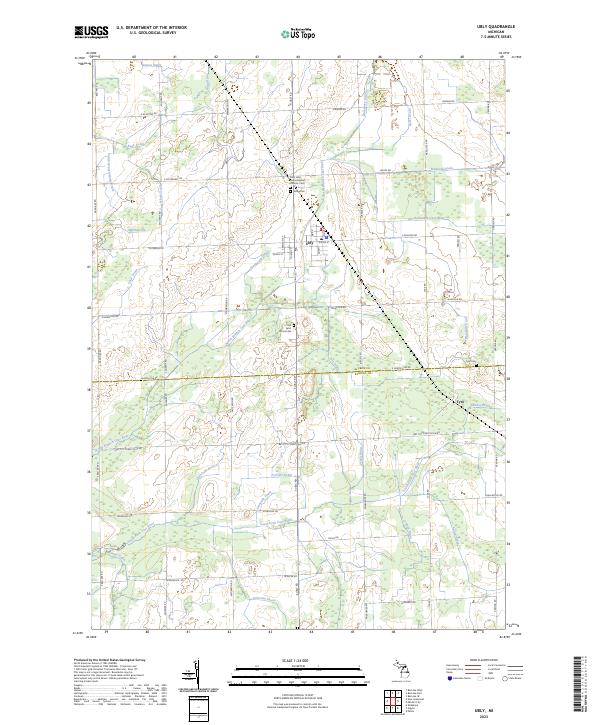 Ubly topographic map thumbnail