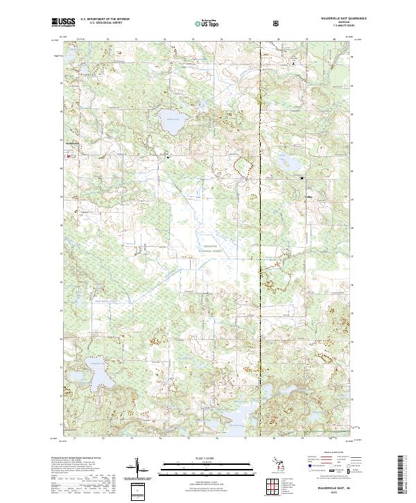 Walkerville East topographic map thumbnail