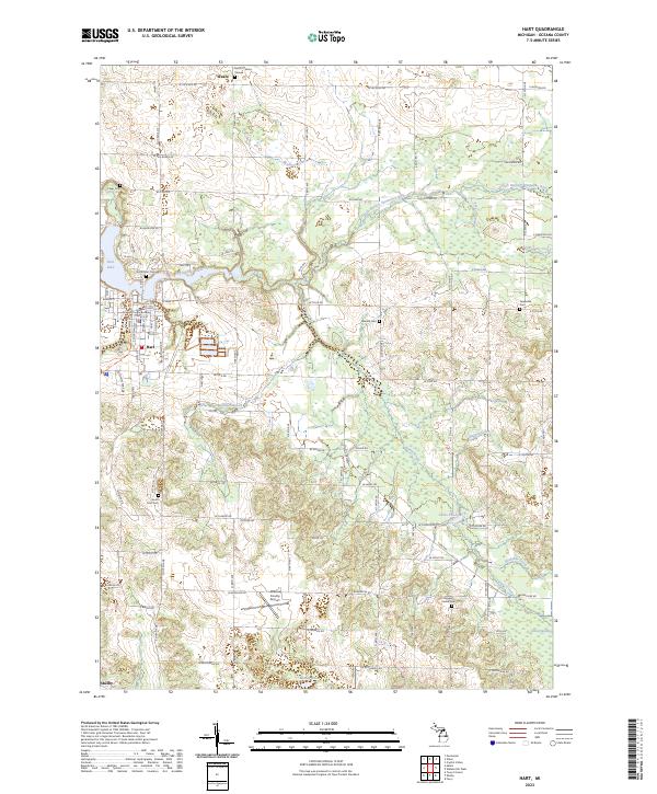 Hart topographic map thumbnail