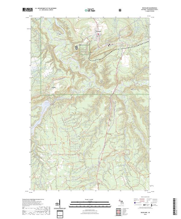 Rockland topographic map thumbnail