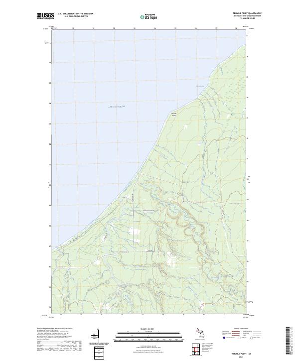 Tenmile Point topographic map thumbnail