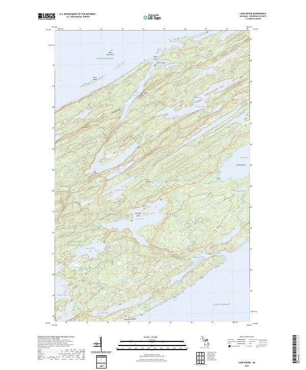 Lake Richie 2023 topographic map thumbnail