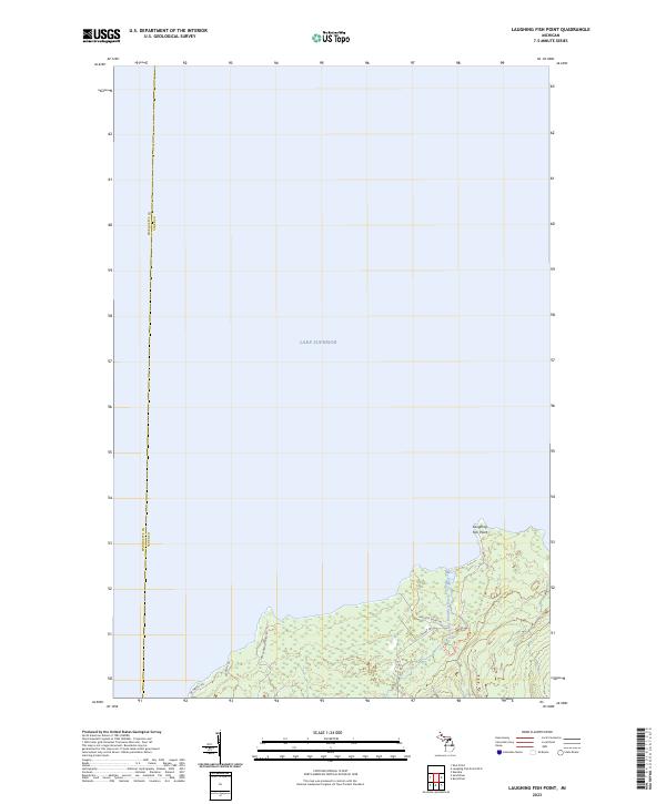 Laughing Fish Point topographic map thumbnail