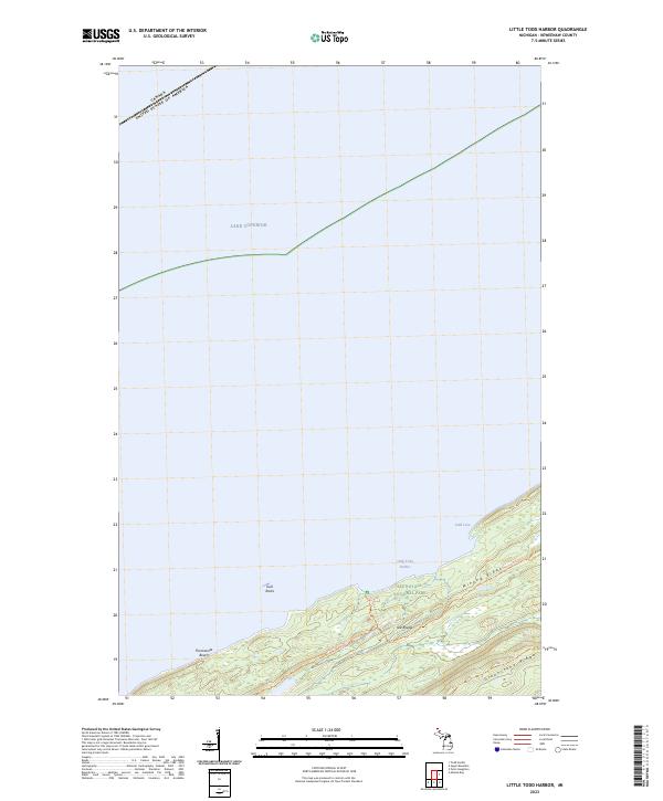 Little Todd Harbor topographic map thumbnail