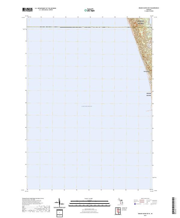 Grand Haven OE W topographic map thumbnail