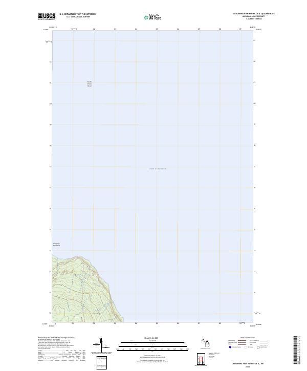Laughing Fish Point OE E topographic map thumbnail