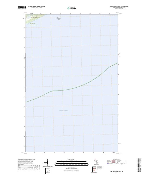 Point Houghton OE S topographic map thumbnail
