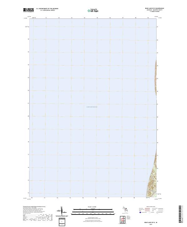 Bear Lake OE W topographic map thumbnail