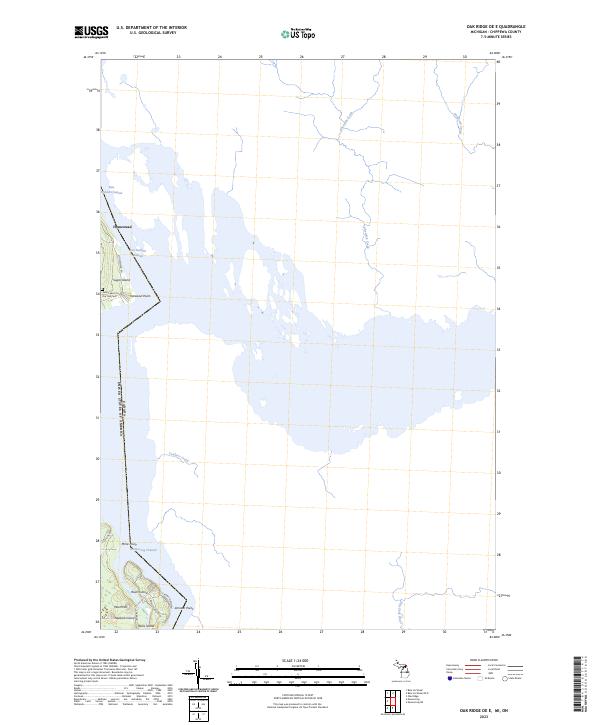 Oak Ridge OE E topographic map thumbnail