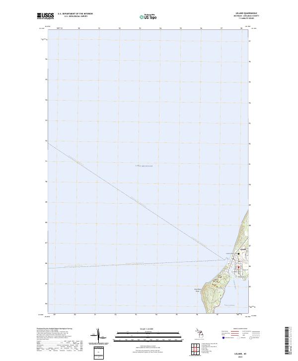 Leland 2023 topographic map thumbnail