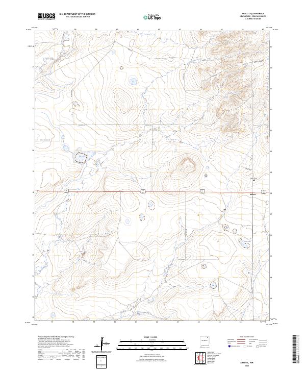 Abbott topographic map thumbnail