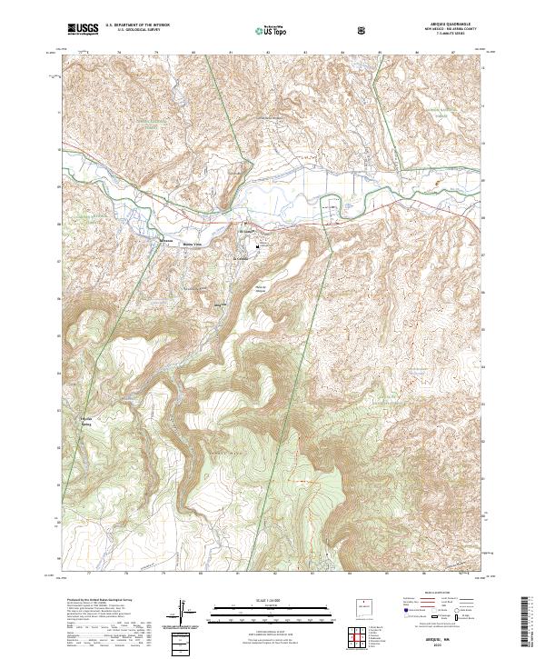 Abiquiu topographic map thumbnail