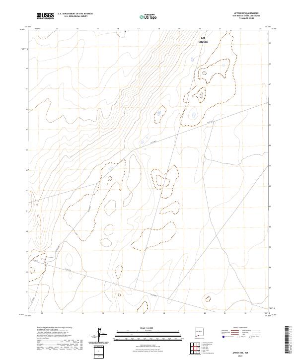 Afton NW topographic map thumbnail